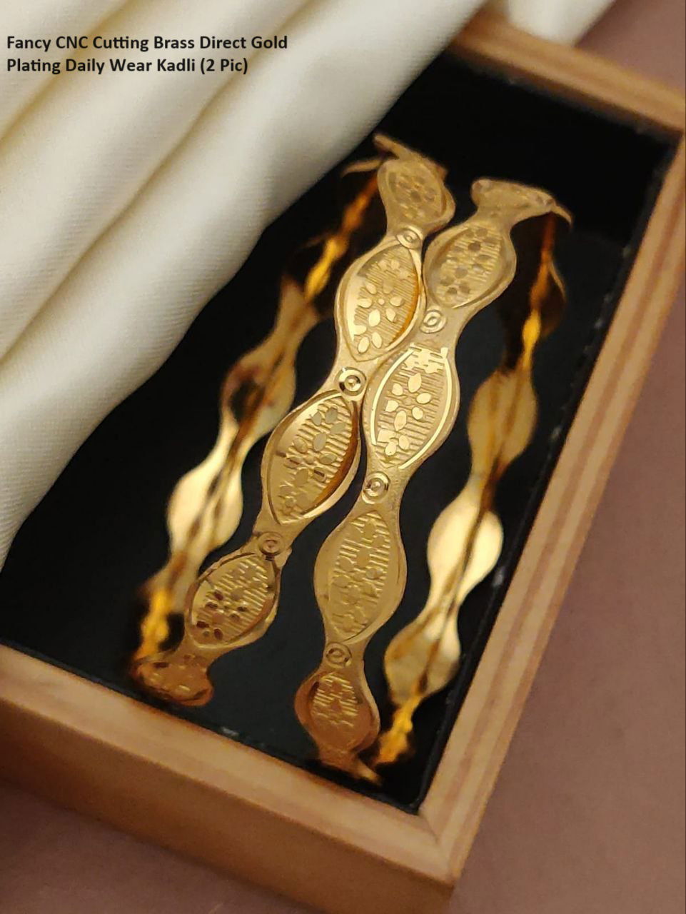 Daily Wear Brass Gold Plating Kadli 
